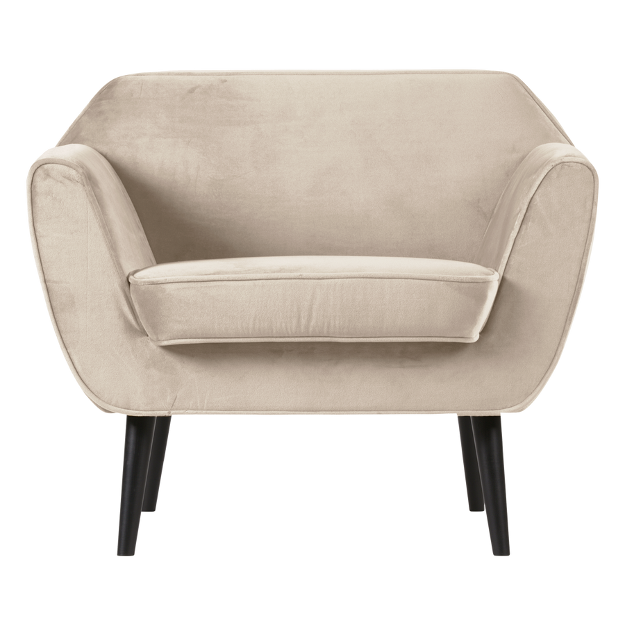 ROCCO FAUTEUIL VELVET OFF WHITE [fsc]