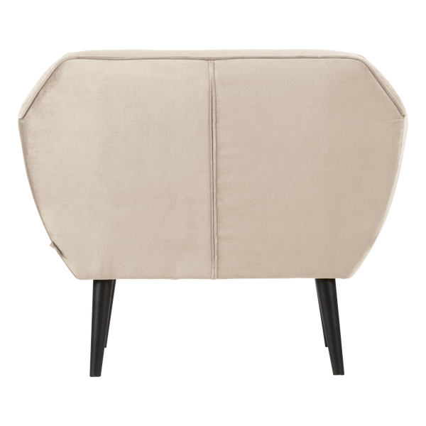 ROCCO FAUTEUIL VELVET OFF WHITE [fsc]