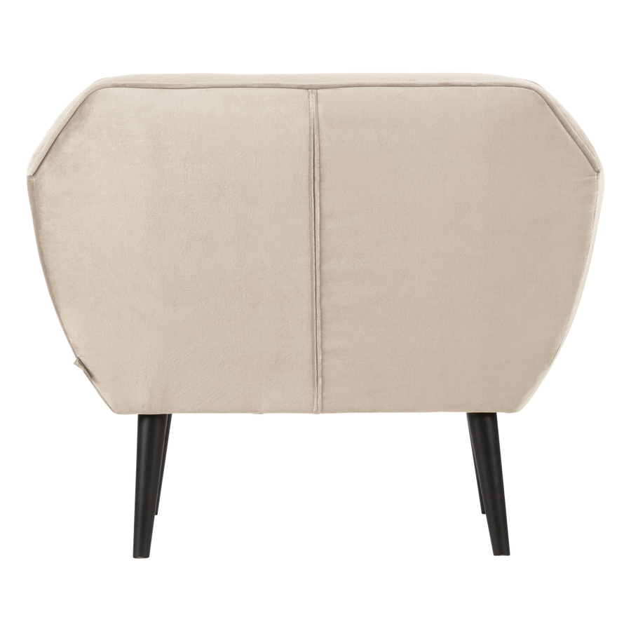 ROCCO FAUTEUIL VELVET OFF WHITE [fsc]