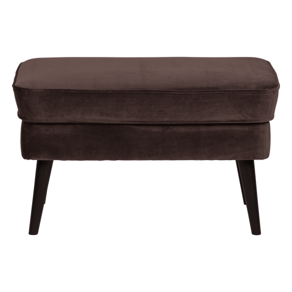 ROCCO HOCKER VELVET DONKERBRUIN [fsc]
