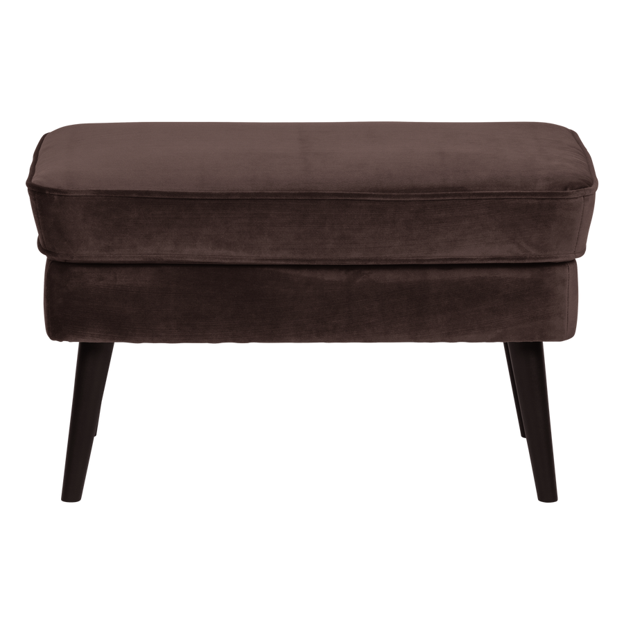ROCCO HOCKER VELVET DONKERBRUIN [fsc]
