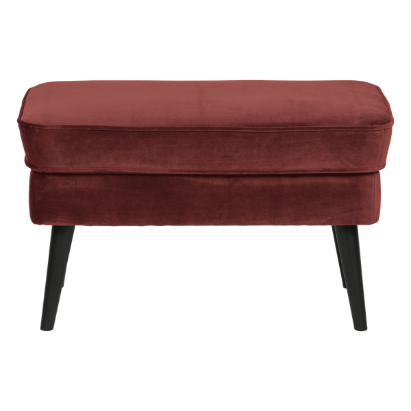 ROCCO HOCKER VELVET BORDEAUXROOD [fsc]
