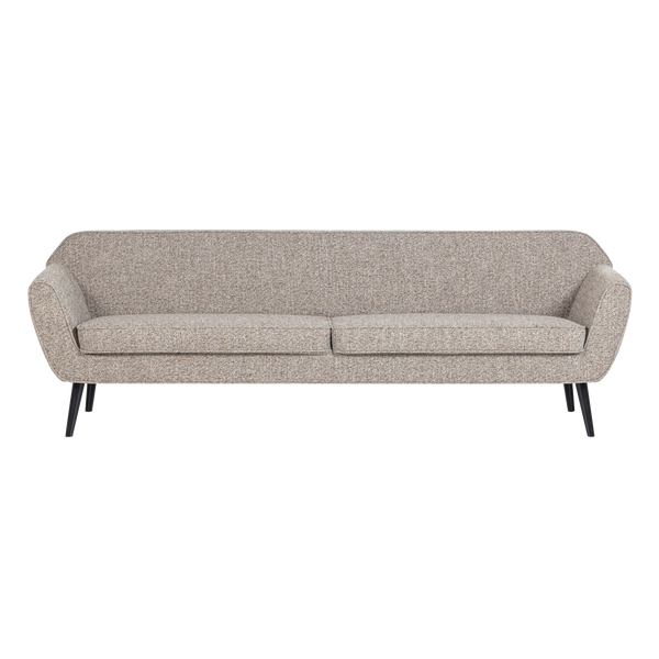 ROCCO XL BANK 230 CM GEWEVEN STOF BRUIN MELANGE [fsc]
