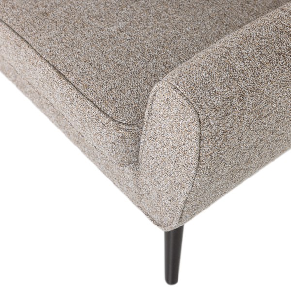 ROCCO XL BANK 230 CM GEWEVEN STOF BRUIN MELANGE [fsc]