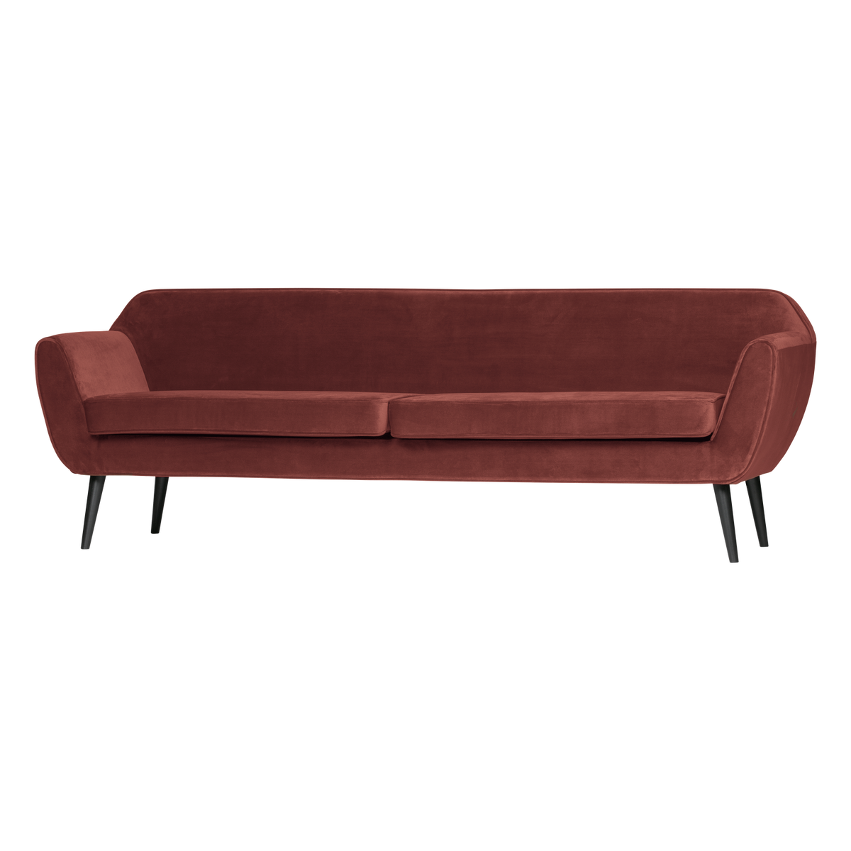 ROCCO XL BANK 230 CM VELVET BORDEAUXROOD [fsc]