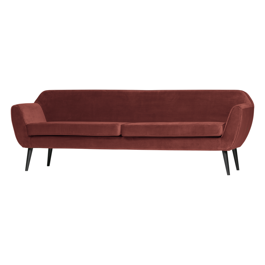 ROCCO XL BANK 230 CM VELVET BORDEAUXROOD [fsc]