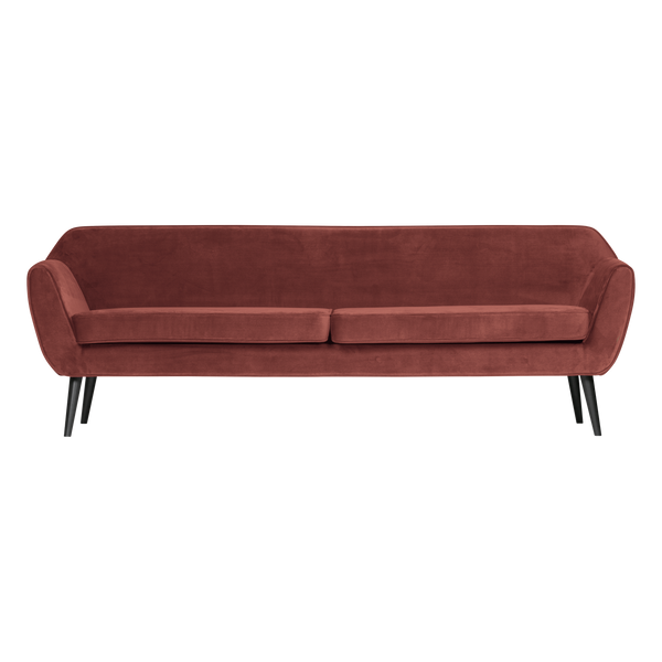 ROCCO XL BANK 230 CM VELVET BORDEAUXROOD [fsc]