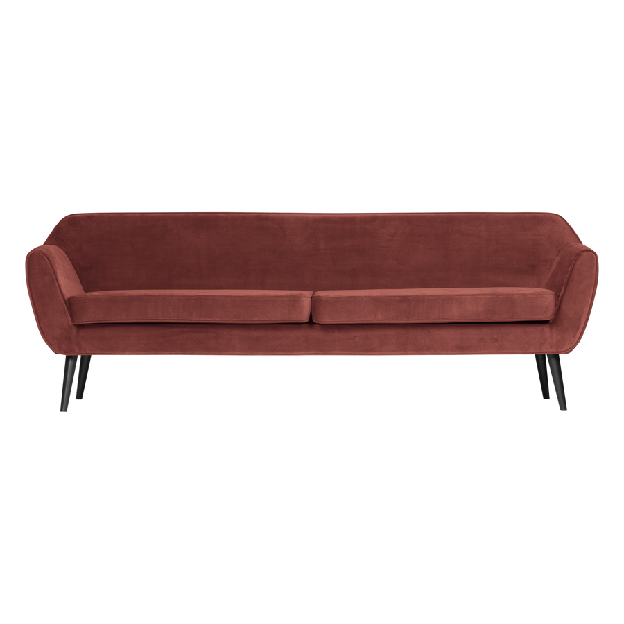 ROCCO XL BANK 230 CM VELVET BORDEAUXROOD [fsc]