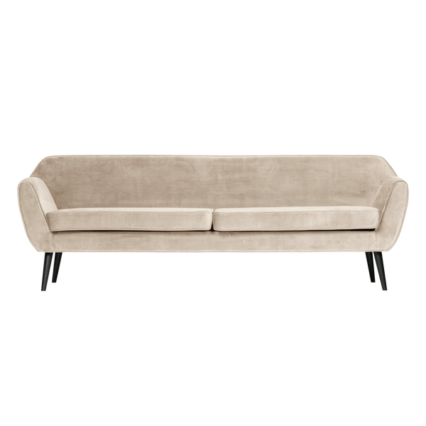 Rocco xl zitbank 230 cm velvet off white