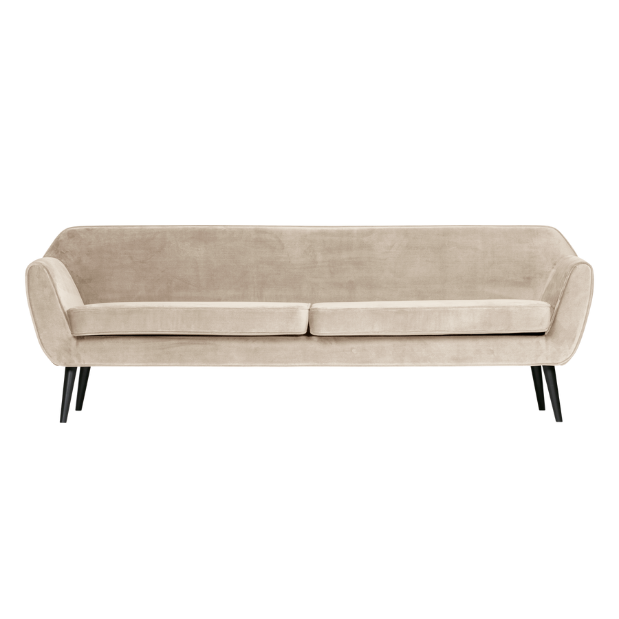 Rocco xl zitbank 230 cm velvet off white