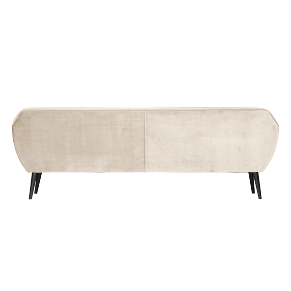 Rocco xl zitbank 230 cm velvet off white