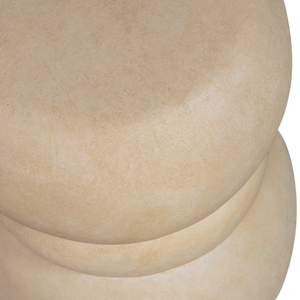 Yvo bijzettafel betonlook naturel