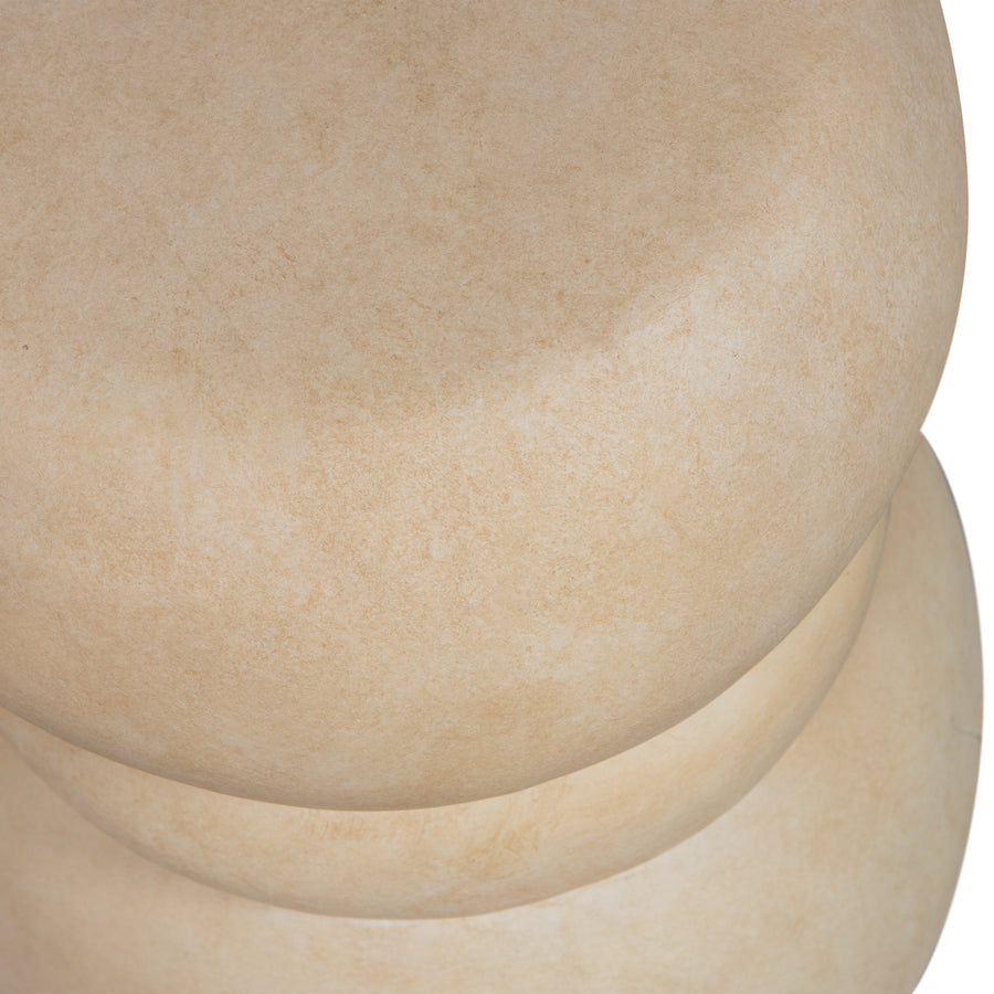 Yvo bijzettafel betonlook naturel