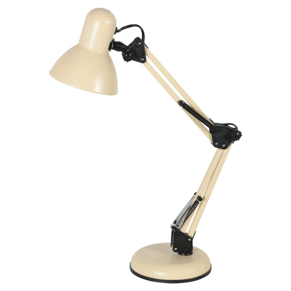 Tafellamp study 3456cr – crèmekleurige bureaulamp verstelbaar