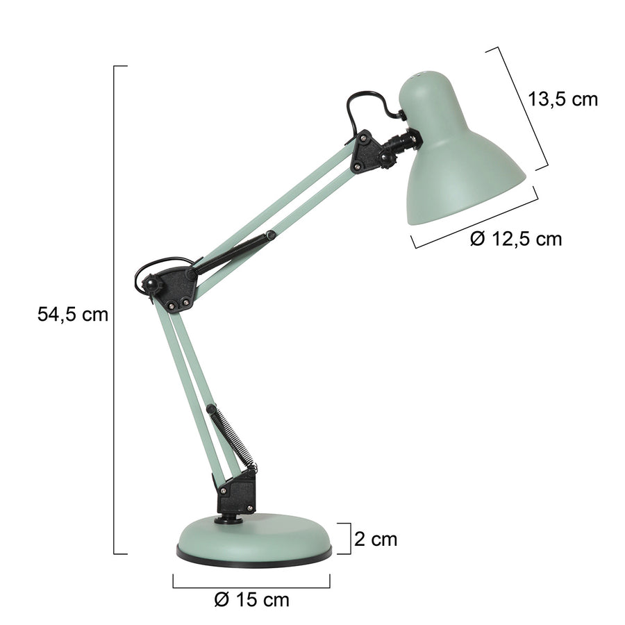 Tafellamp Study 3456G Groen