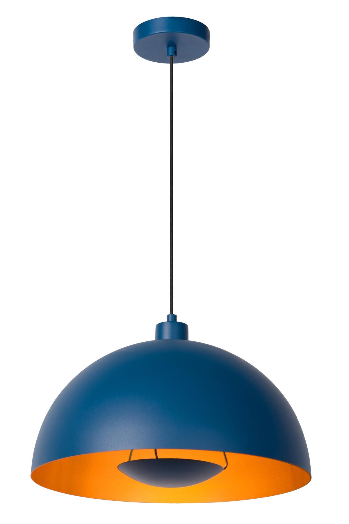 Lucide SIEMON hanglamp Ø 40 cm, E27, blauw