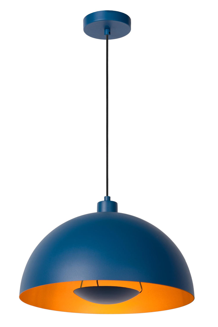Lucide SIEMON hanglamp Ø 40 cm, E27, blauw