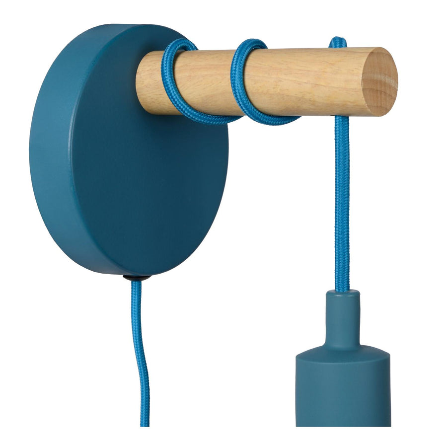 Lucide POLA wandlamp E27, blauw