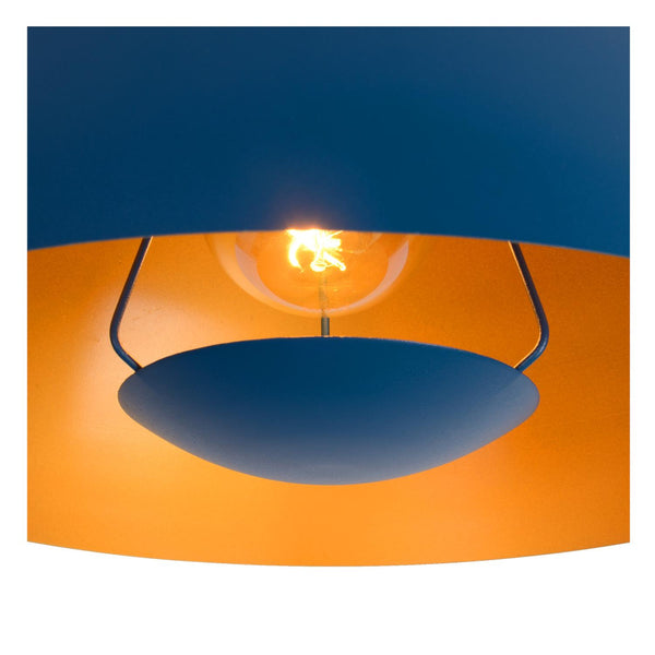 Lucide SIEMON hanglamp Ø 40 cm, E27, blauw