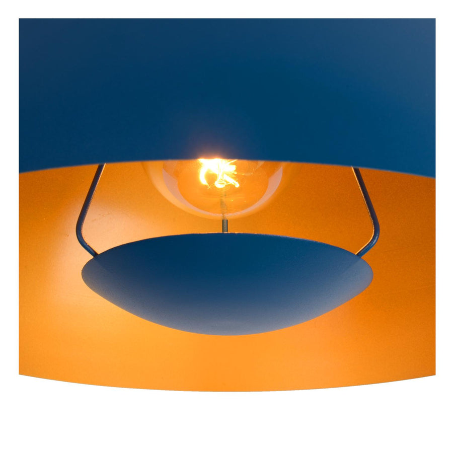 Lucide SIEMON hanglamp Ø 40 cm, E27, blauw