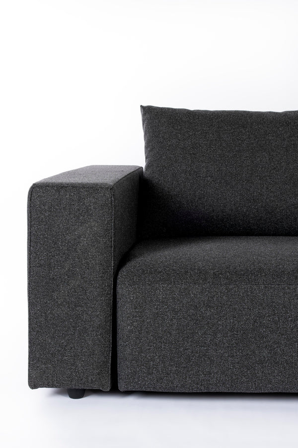 Buitenbank Breeze 3-zits Links Antraciet