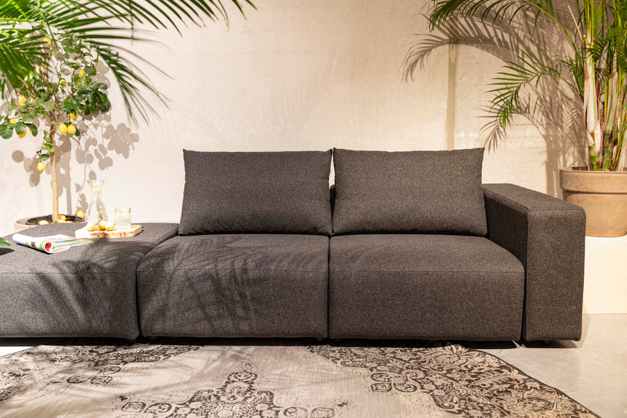 Buitenbank Breeze 3-zits Rechts Antraciet