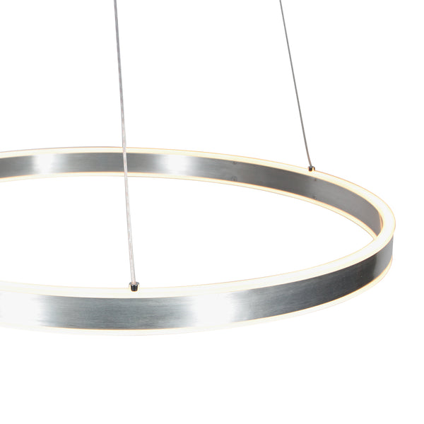 Hanglamp Ringlux 3502ST Staal 60cm