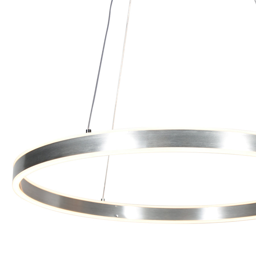Hanglamp Ringlux 3502ST Staal 60cm