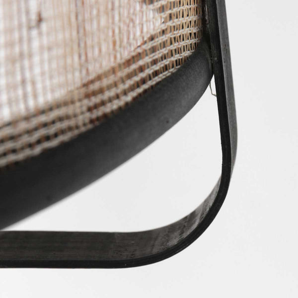 Hanglamp capos 3511zw zwart met jutte e27 fitting