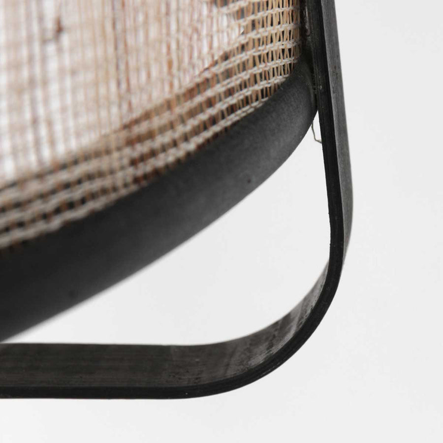 Hanglamp capos 3511zw zwart met jutte e27 fitting