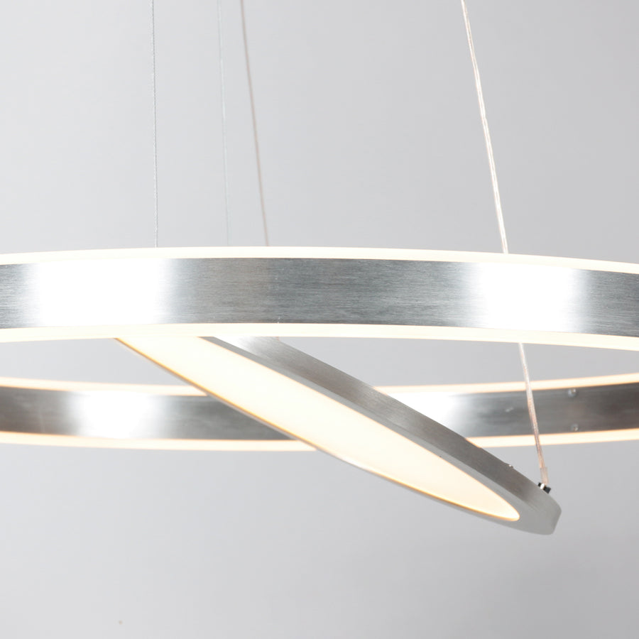 Hanglamp Ringlux 3514ST Staal 60cm met binnenplaat