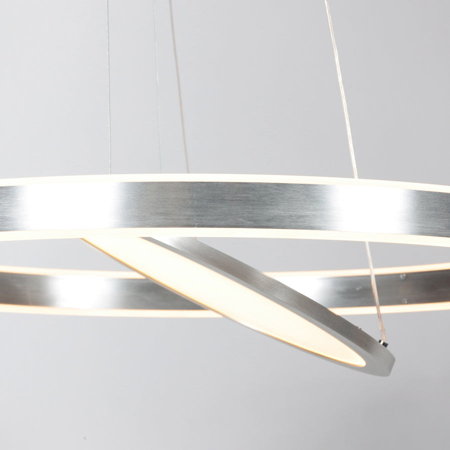 Hanglamp Ringlux 3514ST Staal 60cm met binnenplaat