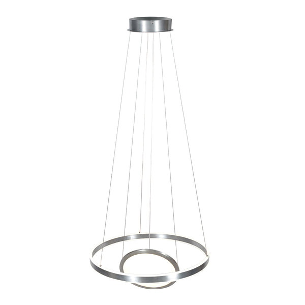 Hanglamp Ringlux 3514ST Staal 60cm met binnenplaat