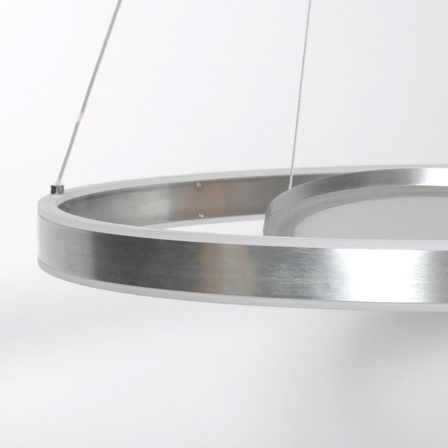 Hanglamp Ringlux 3514ST Staal 60cm met binnenplaat