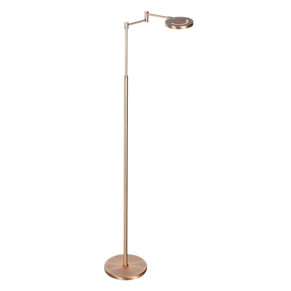 Vloerlamp Soleil accu 3515BR geborsteld brons met zwenkarm