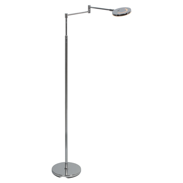 Soleil 3515CH vloerlamp – oplaadbaar LED-design in chroom