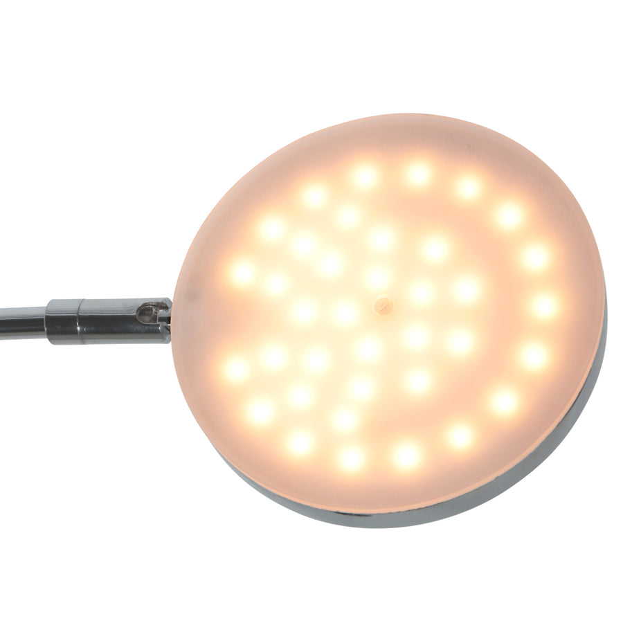 Soleil 3515CH vloerlamp – oplaadbaar LED-design in chroom