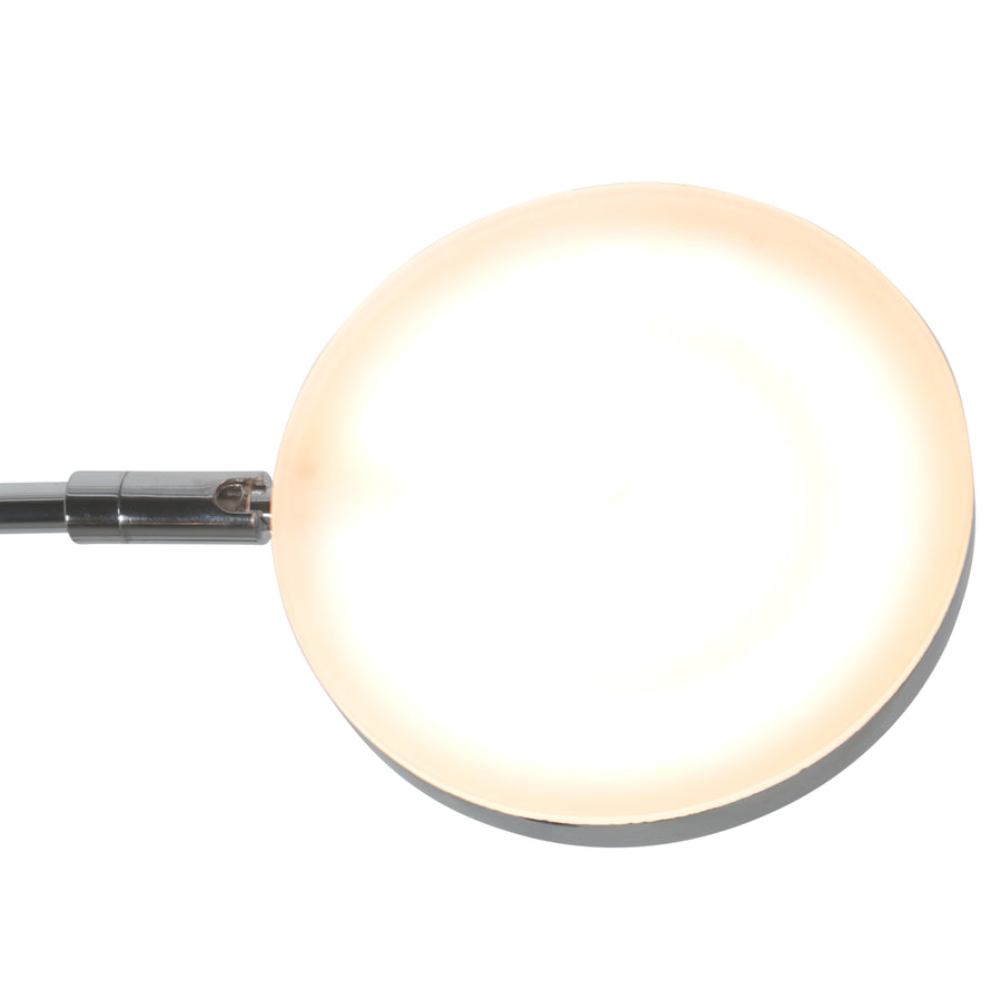 Soleil 3515CH vloerlamp – oplaadbaar LED-design in chroom