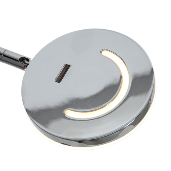 Soleil 3515CH vloerlamp – oplaadbaar LED-design in chroom