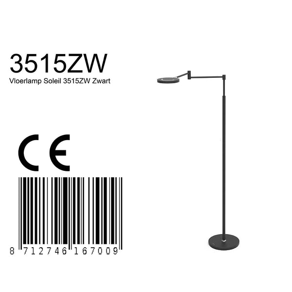 Vloerlamp Soleil 3515ZW Zwart