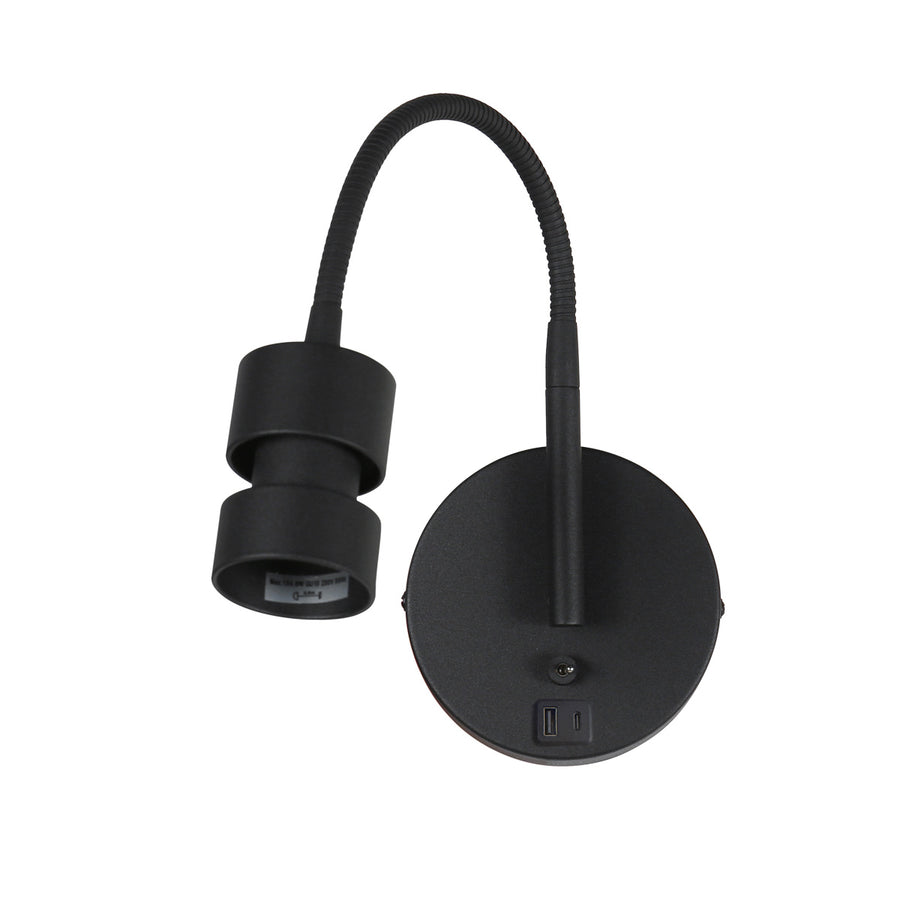 Wandl. 1-l. GU10 + USB-A *M*