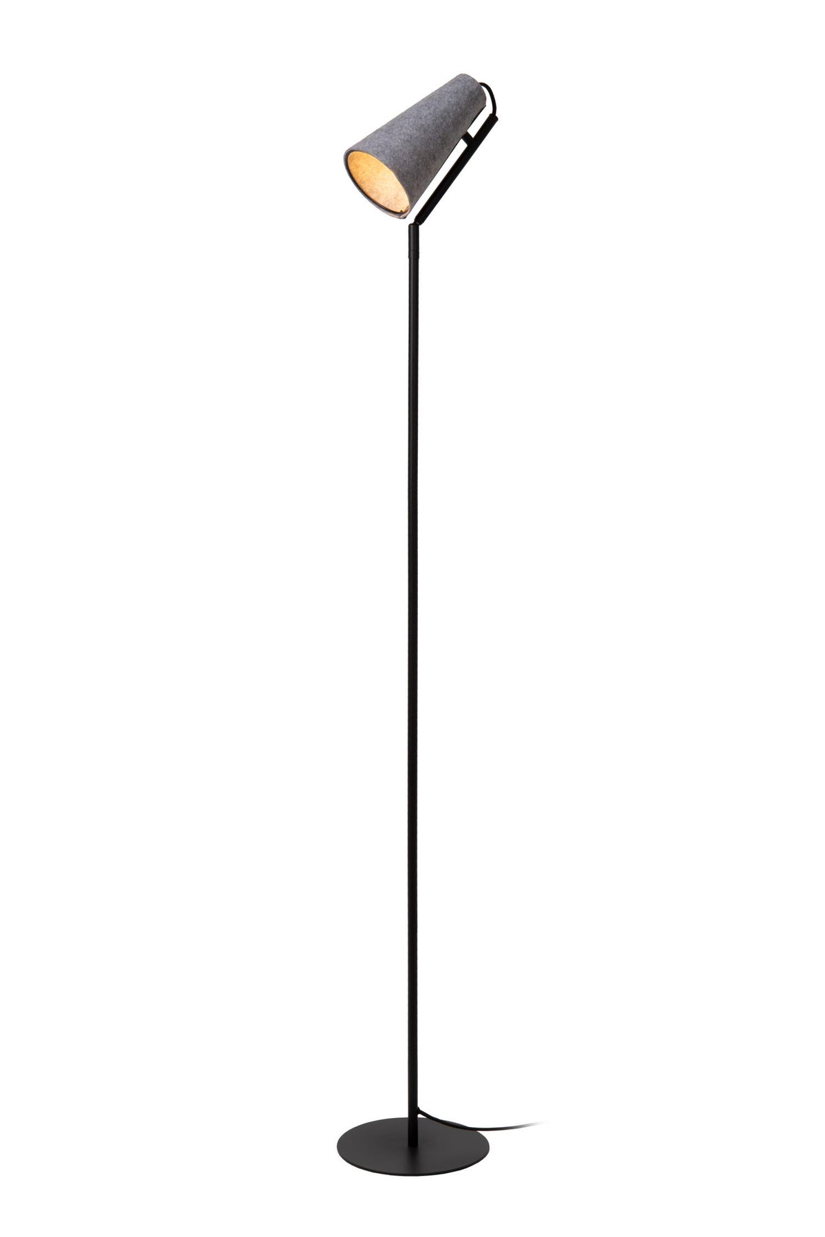 Lucide BENSEN vloerlamp E14, grijs