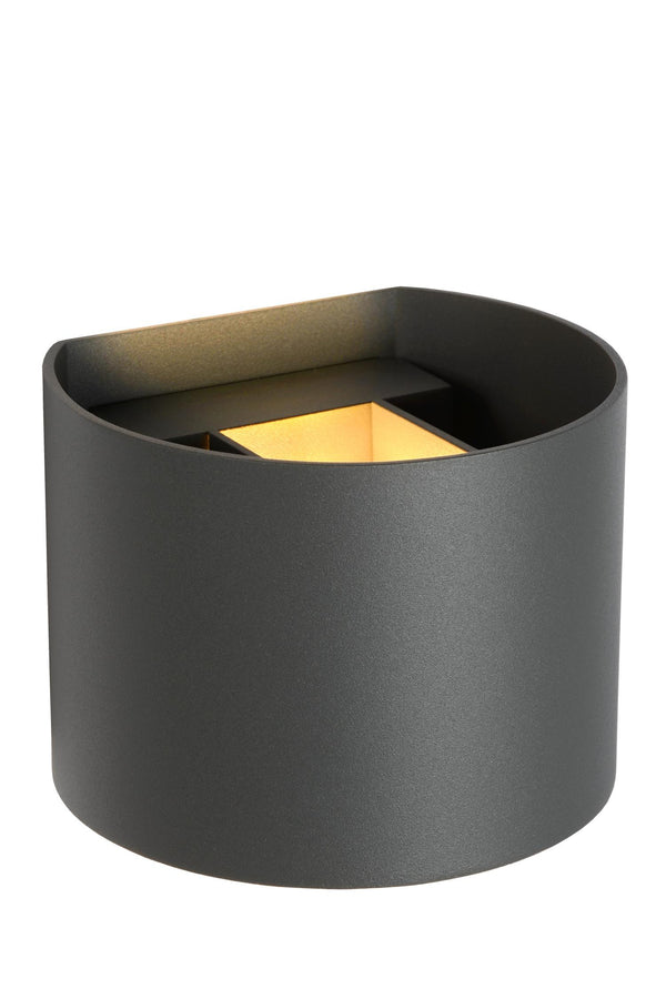 Lucide XIO dimbare LED-wandlamp 3,5 W, grijs
