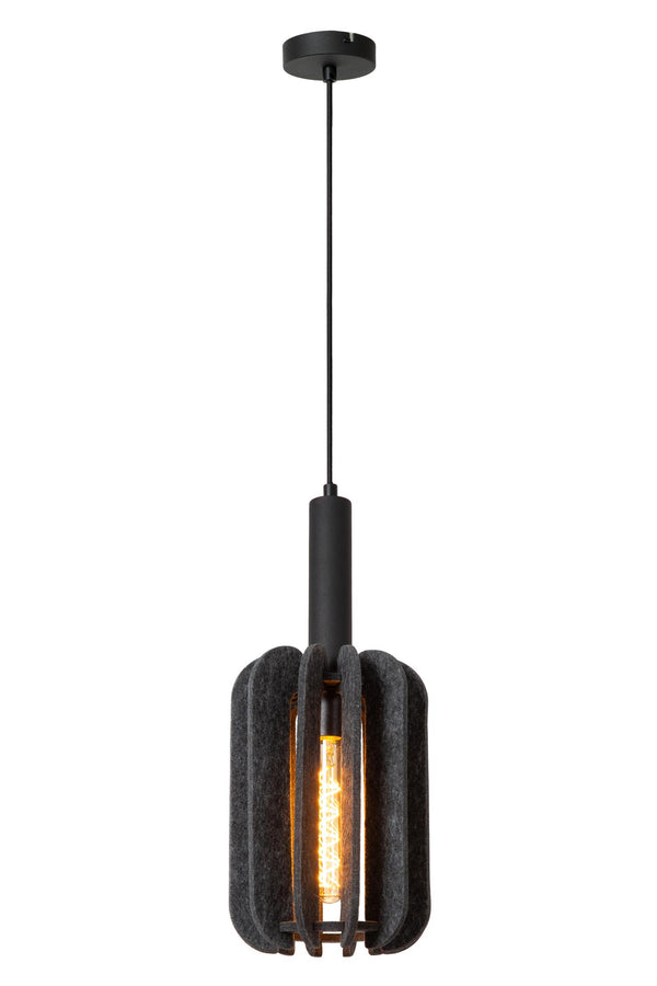 Lucide RAFAL hanglamp Ø 20 cm, E27, grijs
