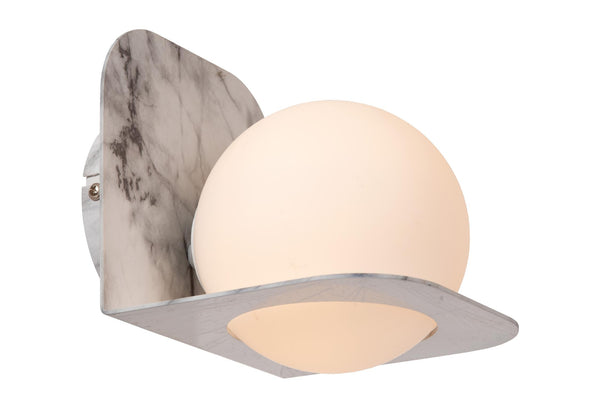 Lucide DAVY wandlamp voor de badkamer G9, IP44, grijs
