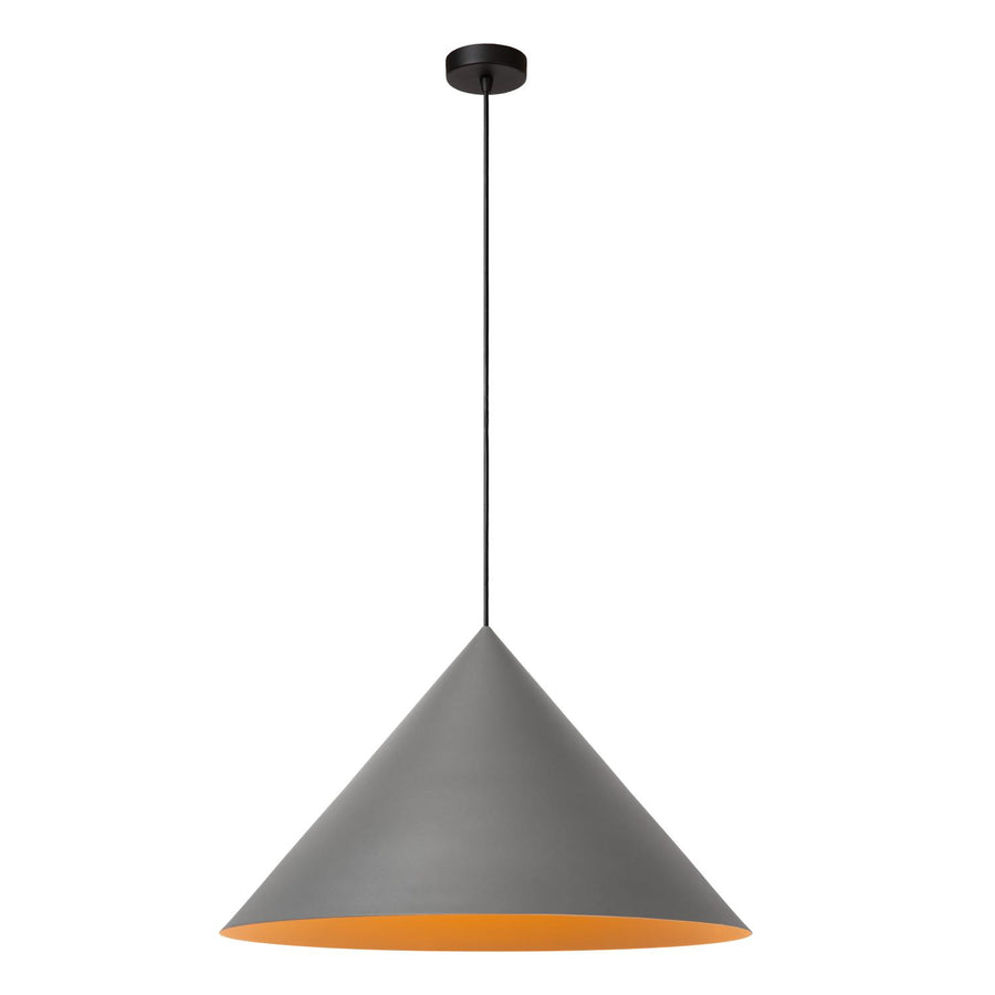 Lucide SPITZE hanglamp Ø 60 cm, E27, grijs