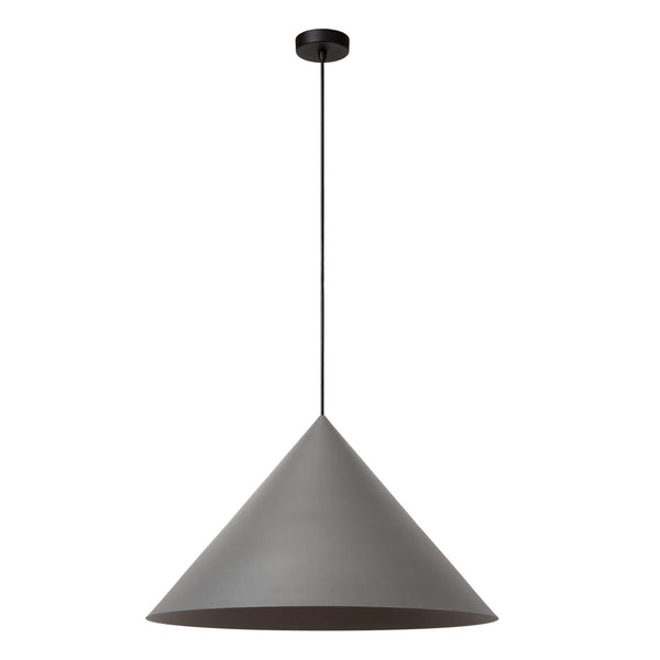 Lucide SPITZE hanglamp Ø 60 cm, E27, grijs