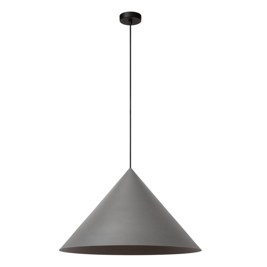 Lucide SPITZE hanglamp Ø 60 cm, E27, grijs