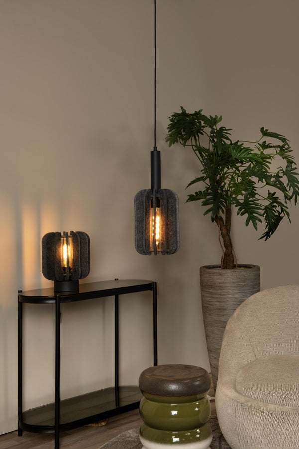 Lucide RAFAL hanglamp Ø 20 cm, E27, grijs