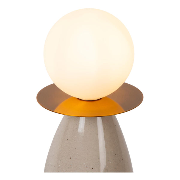 Lucide FIGARO tafellamp Ø 12 cm, G9, grijs